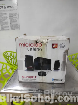 Microlab Bluetooth M-200BT speaker , বিক্রয় করা হবে।